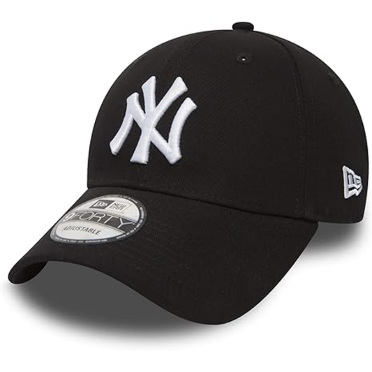 New Era New York Yankees MLB Schwarz-Weiß 9Forty Verstellbare Kappe