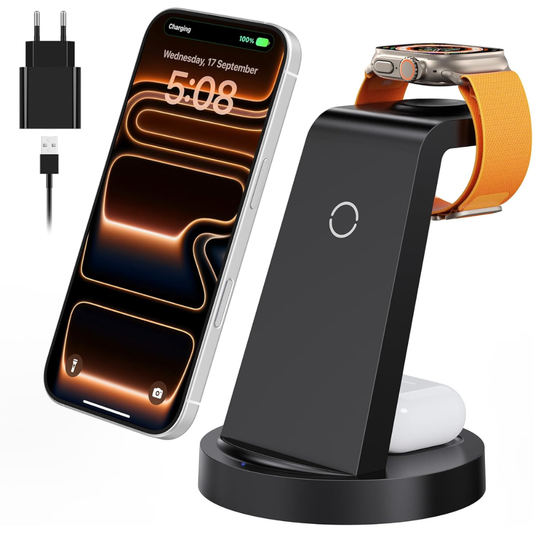 3 in 1 für iPhone Ladestation