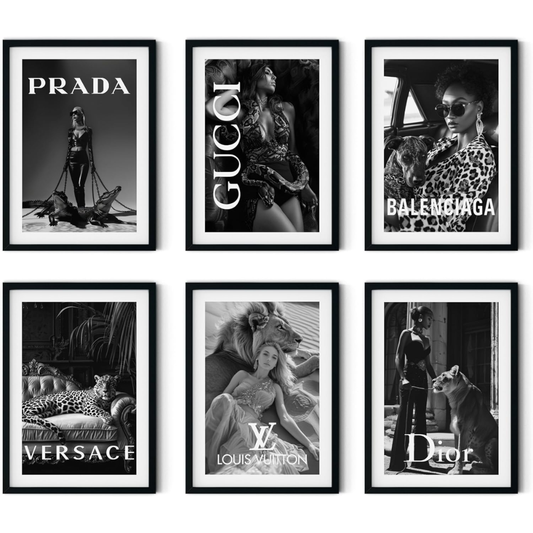 MJ-GRAPHICS® | Mood Poster Set Fashion Luxus